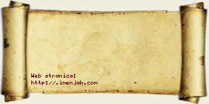 Isidora Iričanin vizit kartica